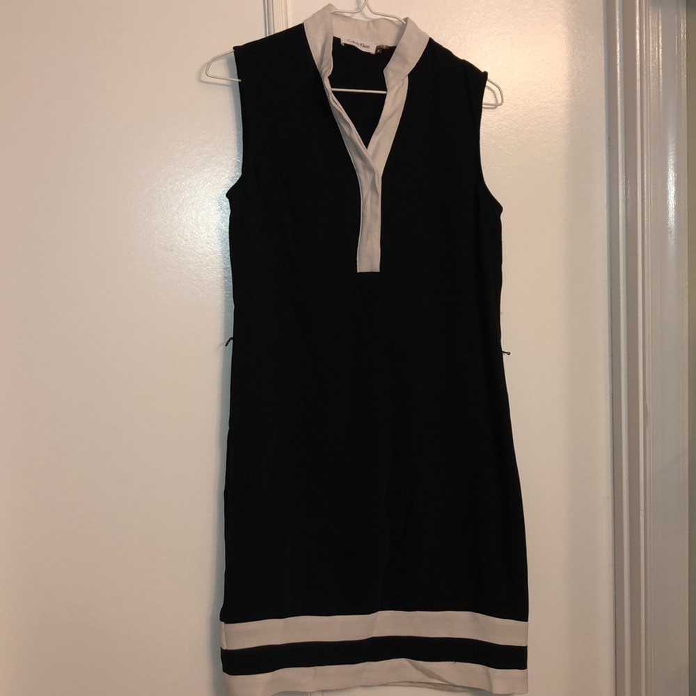 Sleeveless black Calvin Klein dress